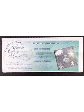 Creative Memories 12-Inch Custom Cutting System 3 Edges Straight Wavy Swell New
